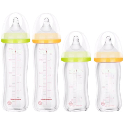 二代自然畅吸实感母乳玻璃自然实感奶瓶160ml240ml