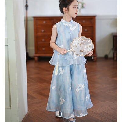 【洋气套装】女童装夏套装2025新款洋气时髦休闲女童超好看衣服无